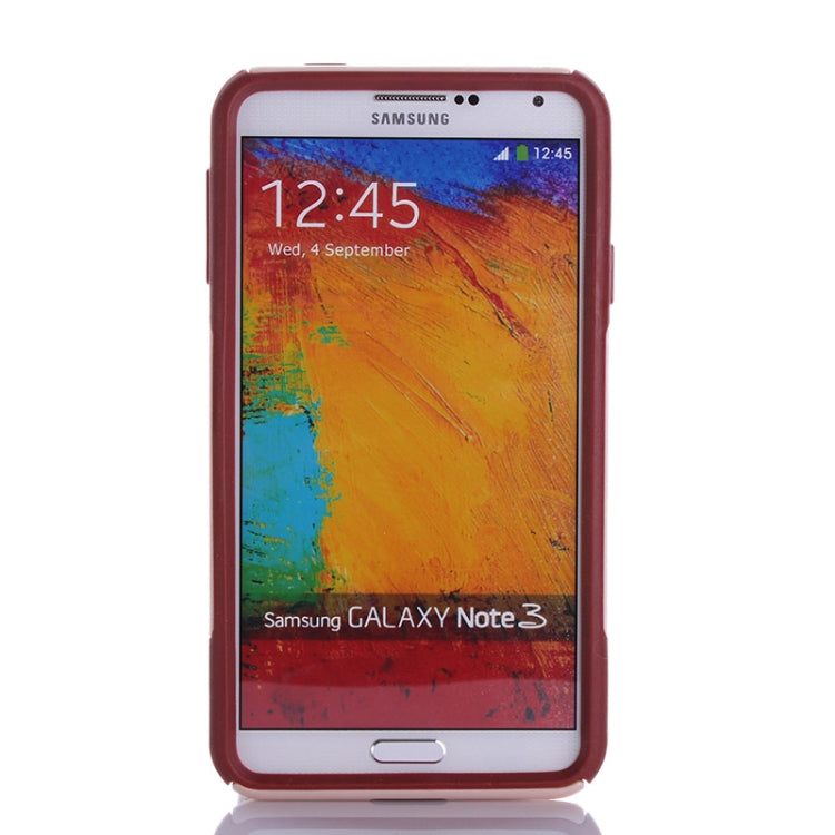 Brush Wave Texture TPU + Plastic Combination Case for Galaxy Note III / N9000