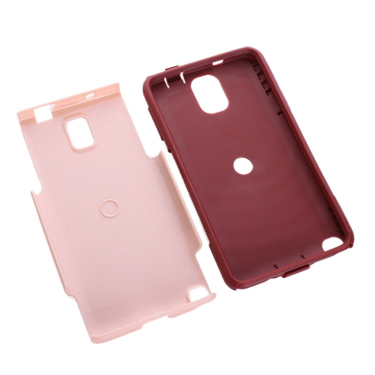 Brush Wave Texture TPU + Plastic Combination Case for Galaxy Note III / N9000