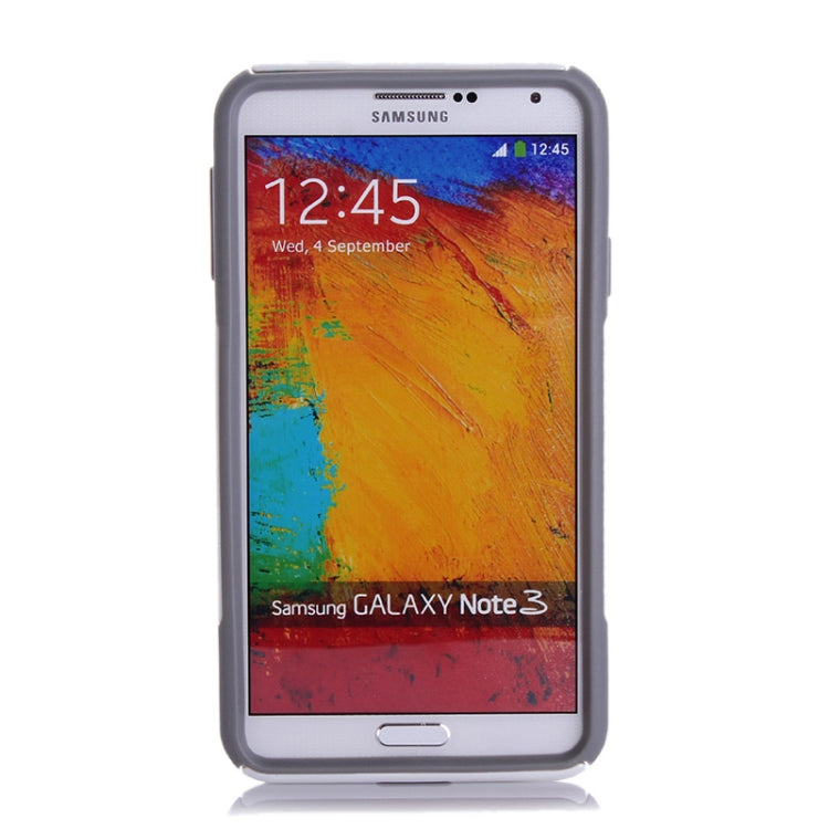 Brush Wave Texture TPU + Plastic Combination Case for Galaxy Note III / N9000