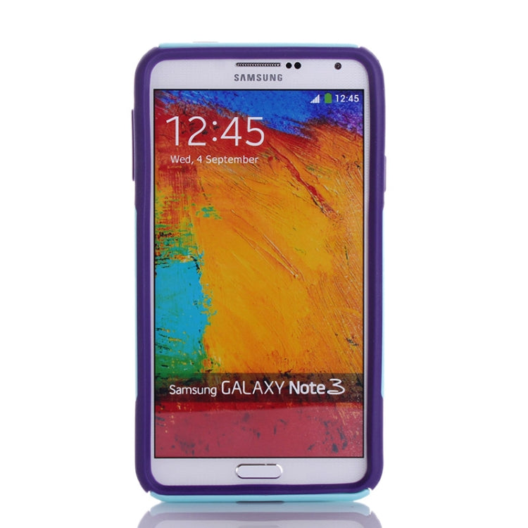 Brush Wave Texture TPU + Plastic Combination Case for Galaxy Note III / N9000
