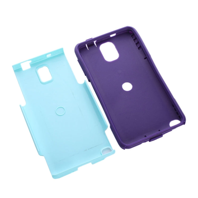 Brush Wave Texture TPU + Plastic Combination Case for Galaxy Note III / N9000