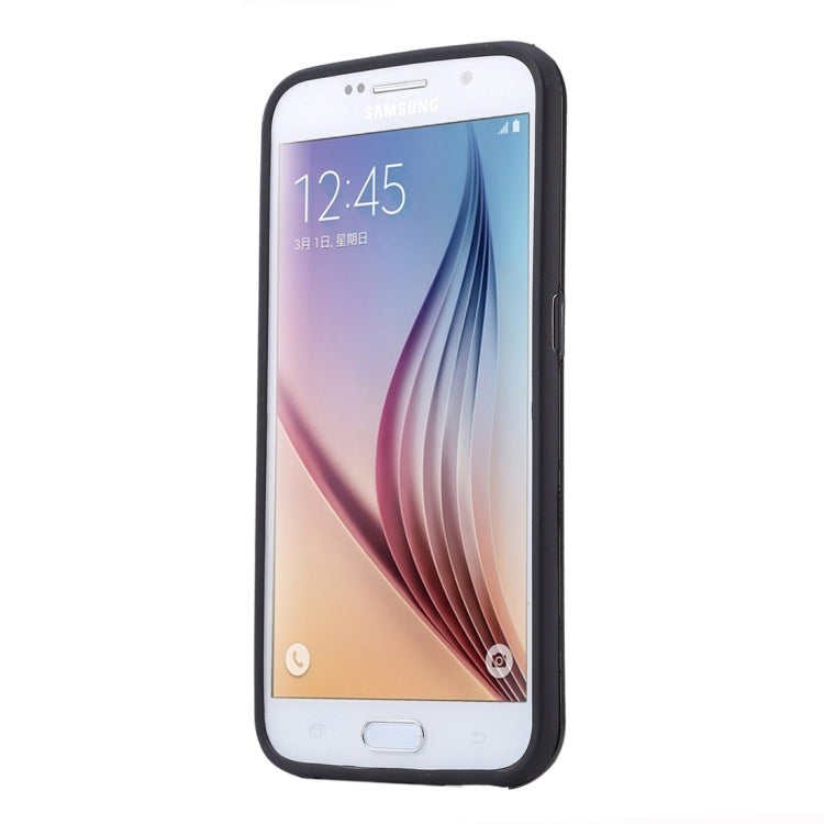 For Galaxy S6 / G920 MOTOMO Brushed Texture Metal + TPU Protective Case