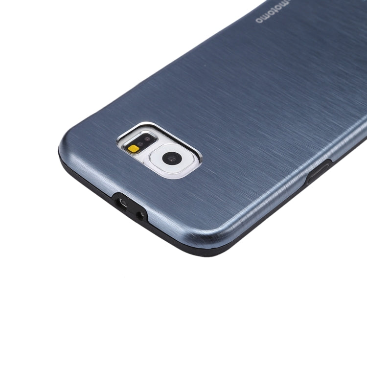 For Galaxy S6 / G920 MOTOMO Brushed Texture Metal + TPU Protective Case
