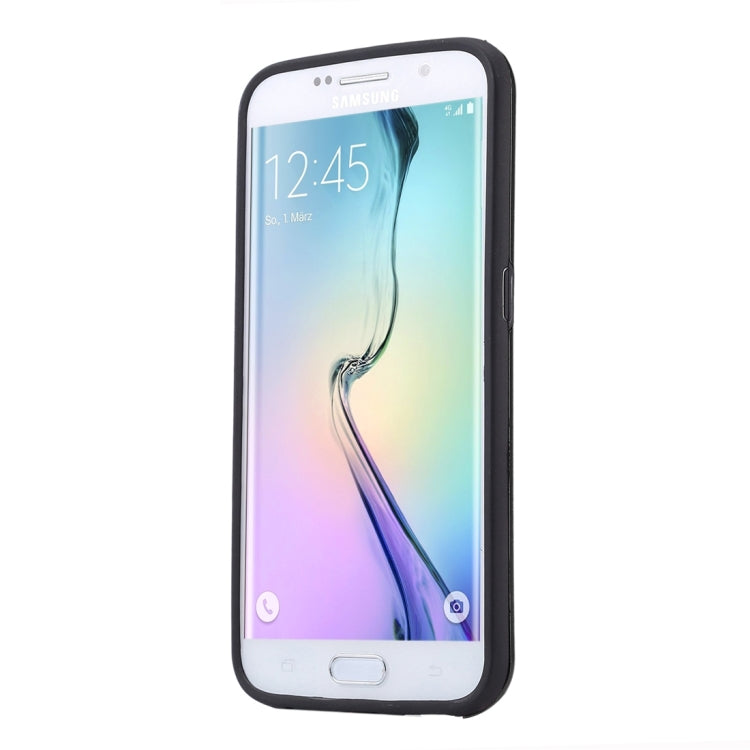 For Galaxy S6 Edge+ / G928 MOTOMO Brushed Texture Metal + TPU Protective Case