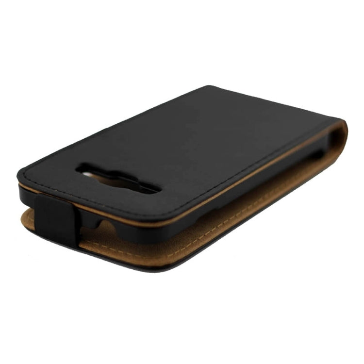 Vertical Flip Magnetic Button Leather Case for Samsung Z1/Z130