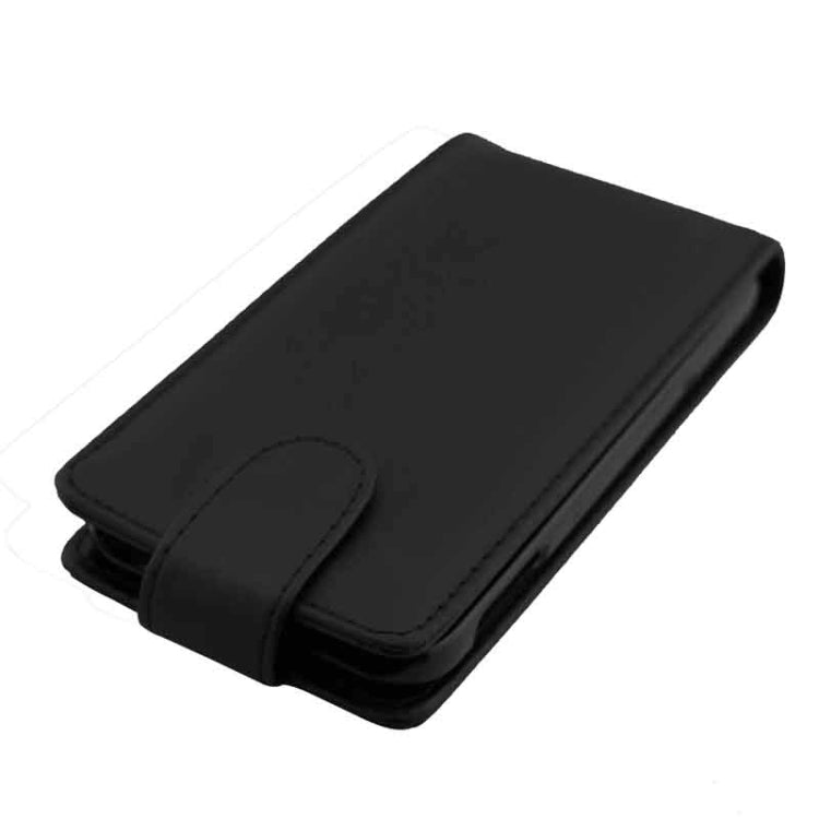 Vertical Flip Magnetic Button Leather Case for Galaxy J1 / J100