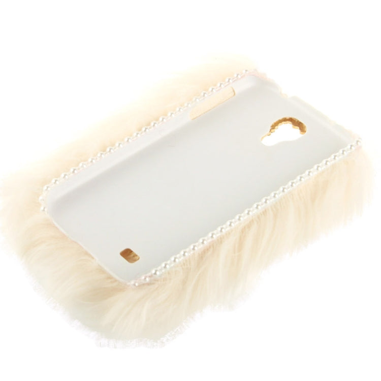 Diamond Encrusted Winter Warm Fur Plastic Case for Galaxy S IV / i9500