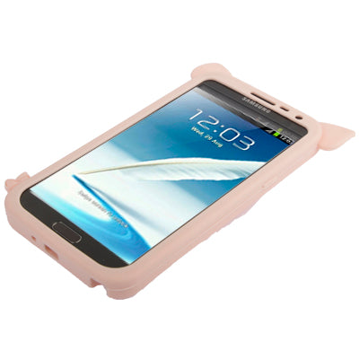 Lovely Pig Style Silicone Case for Galaxy Note II / N7100