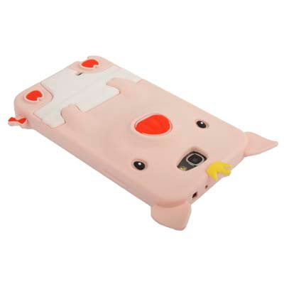 Lovely Pig Style Silicone Case for Galaxy Note II / N7100