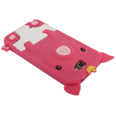 Lovely Pig Style Silicone Case for Galaxy Note II / N7100
