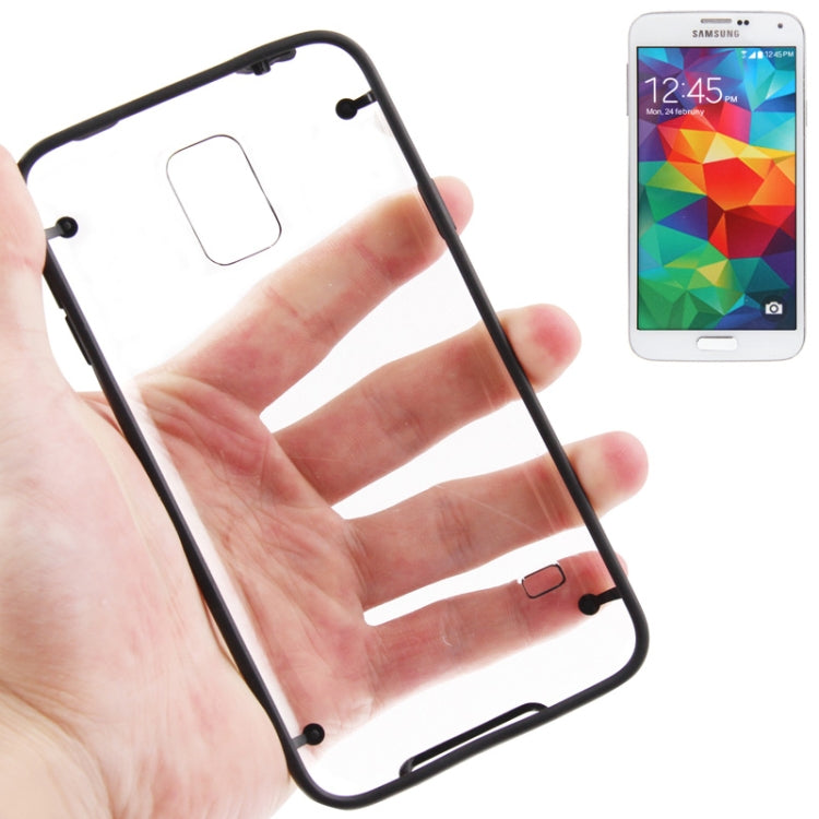 Transparent Plastic + TPU Frame Case for Galaxy S5 / G900
