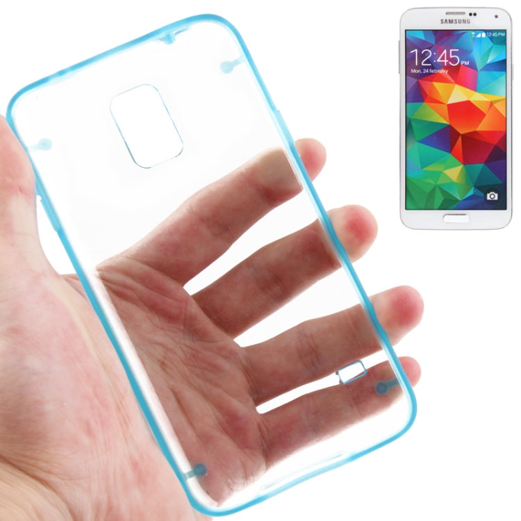 Transparent Plastic + TPU Frame Case for Galaxy S5 / G900