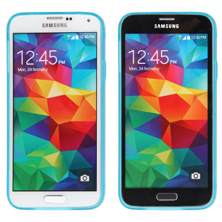 Transparent Plastic + TPU Frame Case for Galaxy S5 / G900