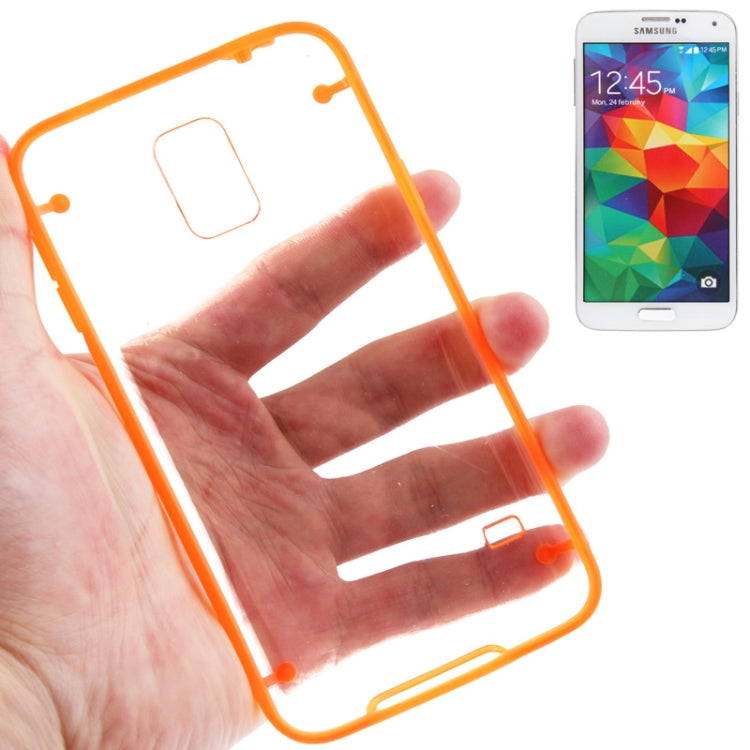 Transparent Plastic + TPU Frame Case for Galaxy S5 / G900