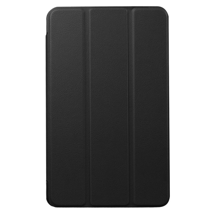 Custer Texture Horizontal Flip Solid Color Leather Case with Three-folding Holder for Galaxy Tab E 8.0 / T377V