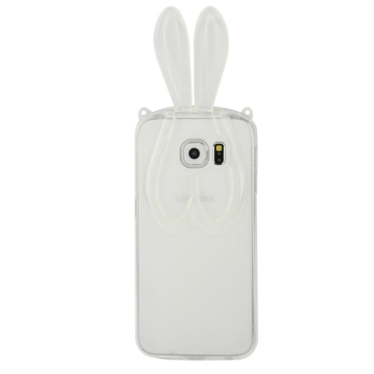 For Galaxy S6 / G920 3D Folding Rabbit Ear Pattern TPU Protective Case