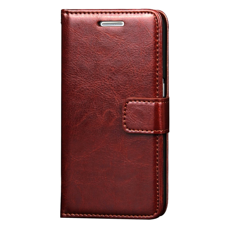 For Galaxy S6 Edge / G925 Crazy Horse Texture Horizontal Flip Leather Case with Photo Frame & Holder & Card Slots & Wallet