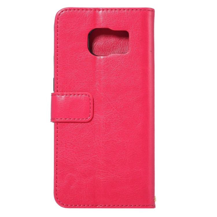 For Galaxy S7 Edge / G935 Fine Sheepskin Texture Horizontal Flip Leather Case with Holder & Card Slots