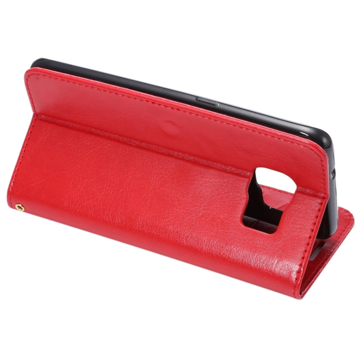 For Galaxy S7 Edge / G935 Fine Sheepskin Texture Horizontal Flip Leather Case with Holder & Card Slots