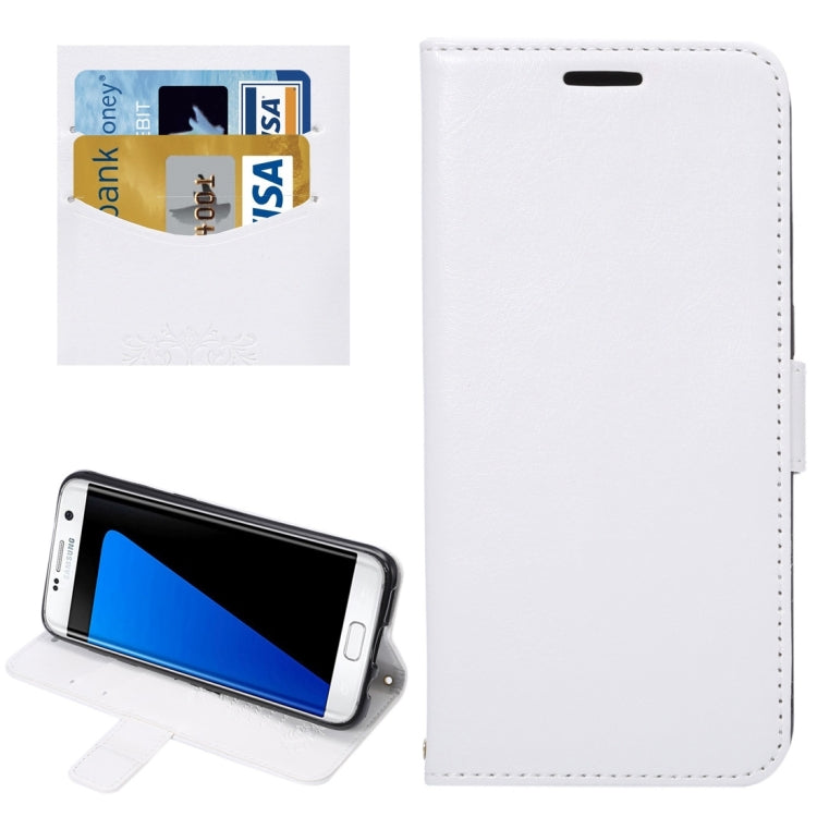 For Galaxy S7 Edge / G935 Fine Sheepskin Texture Horizontal Flip Leather Case with Holder & Card Slots