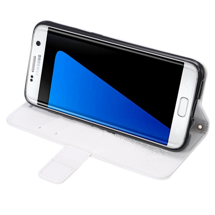 For Galaxy S7 Edge / G935 Fine Sheepskin Texture Horizontal Flip Leather Case with Holder & Card Slots