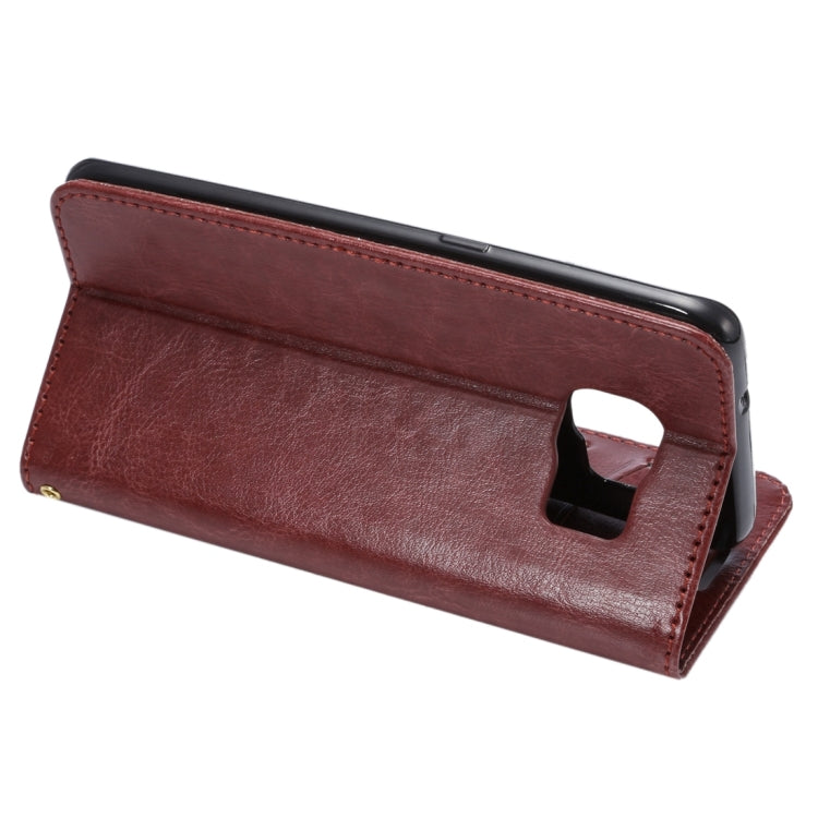 For Galaxy S7 Edge / G935 Fine Sheepskin Texture Horizontal Flip Leather Case with Holder & Card Slots