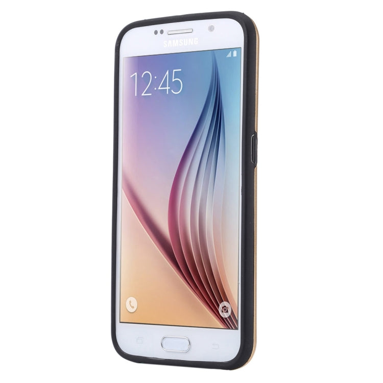 For Galaxy S7 / G930 Motomo Brushed Texture Metal + TPU Protective Case