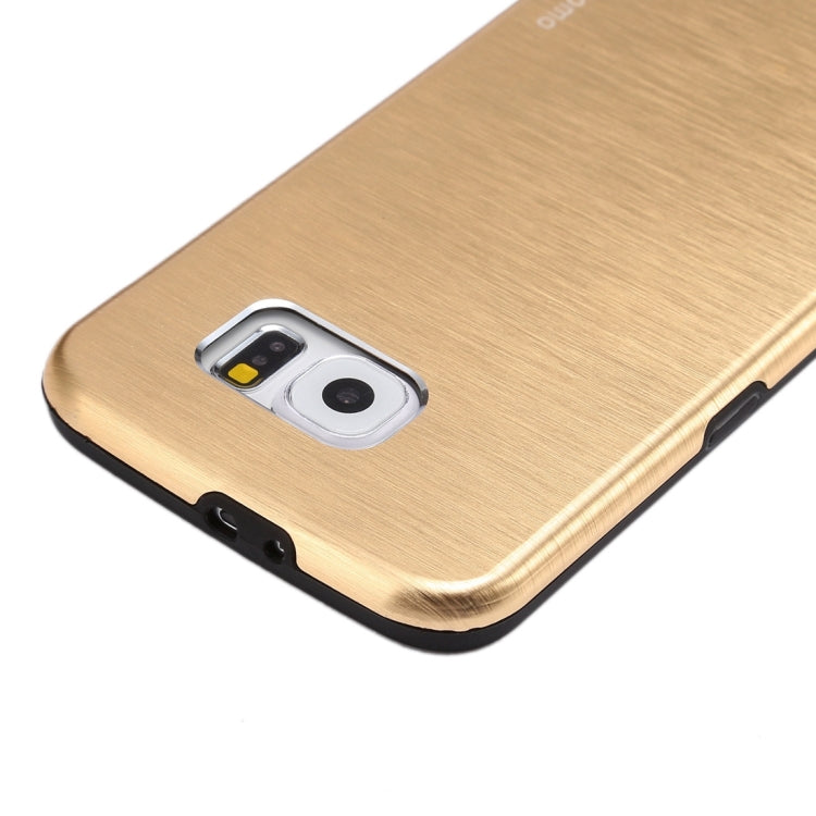 For Galaxy S7 / G930 Motomo Brushed Texture Metal + TPU Protective Case