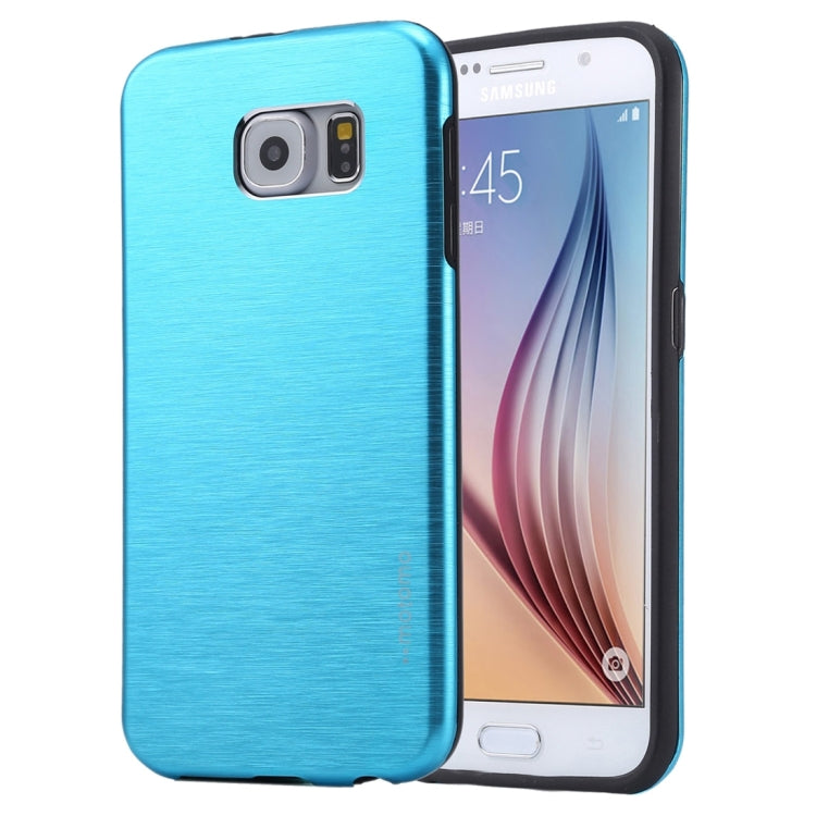 For Galaxy S7 / G930 Motomo Brushed Texture Metal + TPU Protective Case