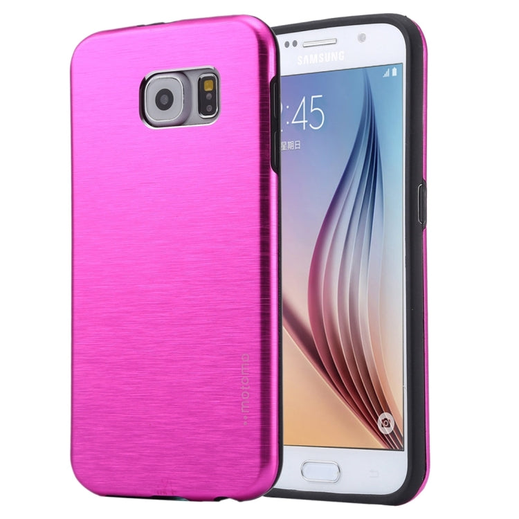 For Galaxy S7 / G930 Motomo Brushed Texture Metal + TPU Protective Case