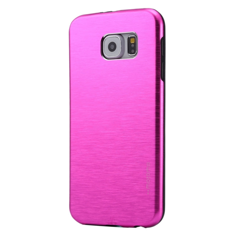 For Galaxy S7 / G930 Motomo Brushed Texture Metal + TPU Protective Case