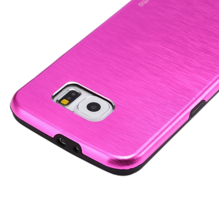 For Galaxy S7 / G930 Motomo Brushed Texture Metal + TPU Protective Case