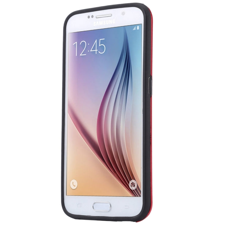 For Galaxy S7 / G930 Motomo Brushed Texture Metal + TPU Protective Case