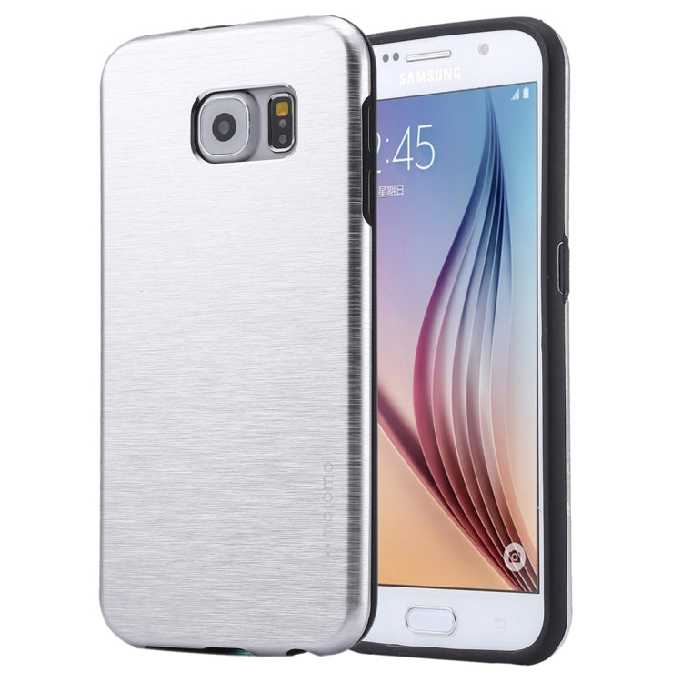 For Galaxy S7 / G930 Motomo Brushed Texture Metal + TPU Protective Case