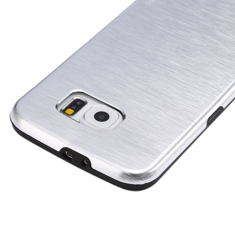For Galaxy S7 / G930 Motomo Brushed Texture Metal + TPU Protective Case
