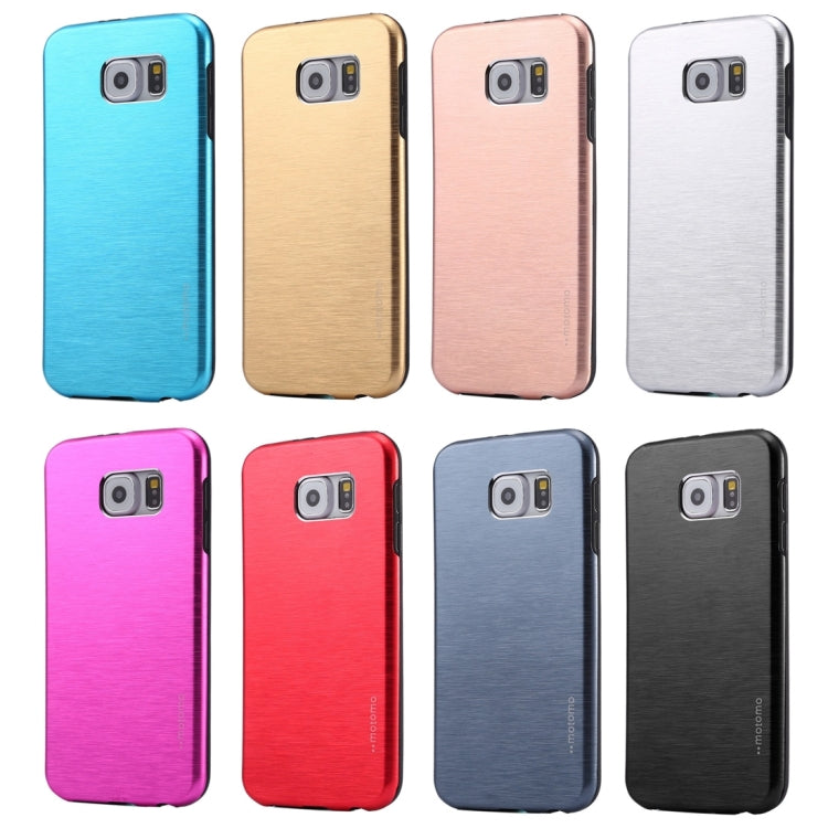 For Galaxy S7 / G930 Motomo Brushed Texture Metal + TPU Protective Case