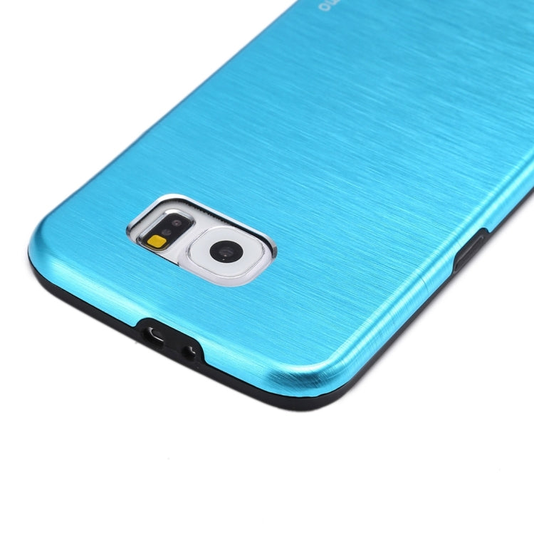 For Galaxy S7 Edge / G935 Motomo Brushed Texture Metal + TPU Protective Case