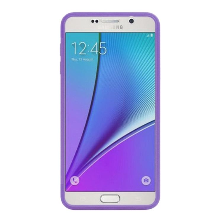 For Samsung Galalxy Note 5 / N920 Horizontal Flip Transparent Touch Screen PC Front Cover + TPU Back Cover Protective Case