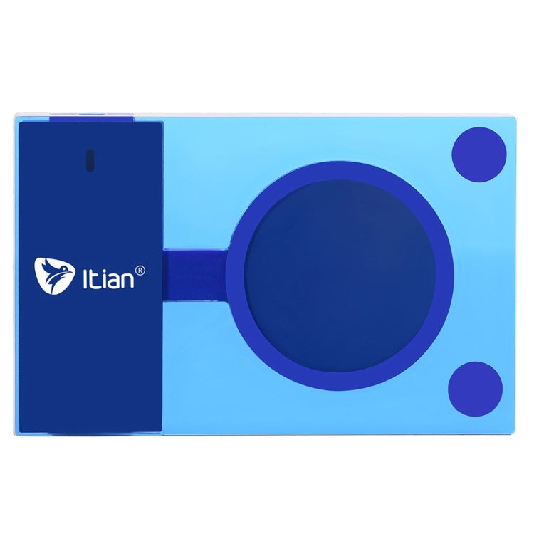 Itian A10-5W Rectangle Qi Standard Wireless Charger  for iPhone 8 / 8 Plus / X &  Galaxy S7 Edge / S7 / S6 / S6 edge plus / Note 5 / Nokia / LG / HTC(Blue)