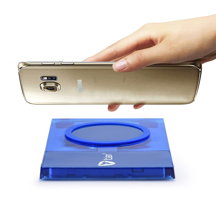 Itian A10-5W Rectangle Qi Standard Wireless Charger  for iPhone 8 / 8 Plus / X &  Galaxy S7 Edge / S7 / S6 / S6 edge plus / Note 5 / Nokia / LG / HTC(Blue)