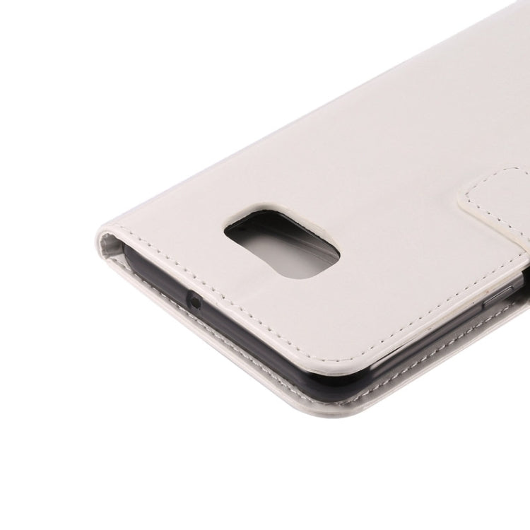 For Galaxy S6 Edge+ / G928 Lamb Texture Stamp Pattern Horizontal Flip Leather Case with Holder & Card Slots
