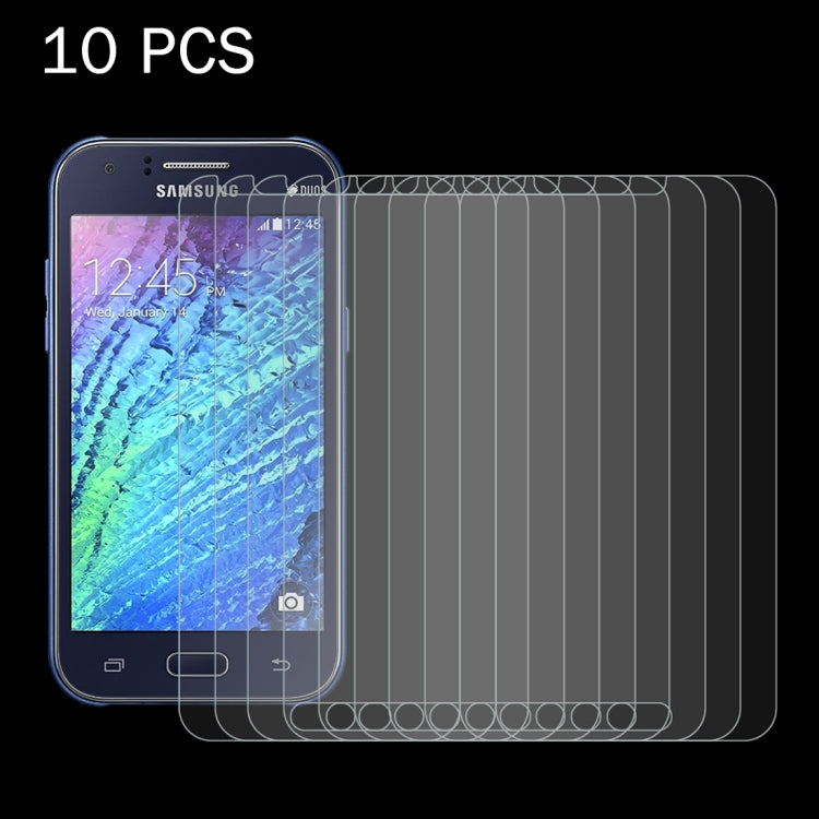 10 PCS for Galaxy J1 / J100 0.26mm 9H Surface Hardness 2.5D Explosion-proof Tempered Glass Screen Film