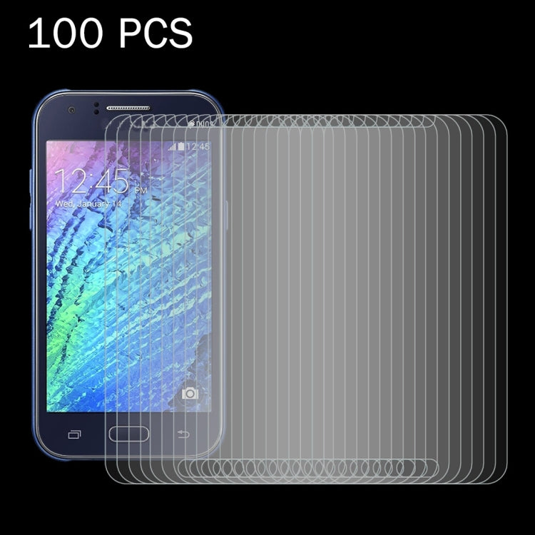 100 PCS for Galaxy J1 / J100 0.26mm 9H Surface Hardness 2.5D Explosion-proof Tempered Glass Screen Film