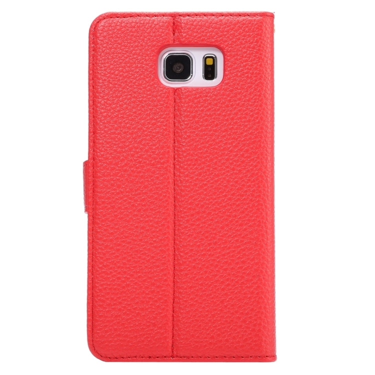 For Samsung Galalxy Note 5 / N920 Litchi Texture Horizontal Flip Leather Case with Card Slots & Holder & Wallet & Photo Frame & Lanyard