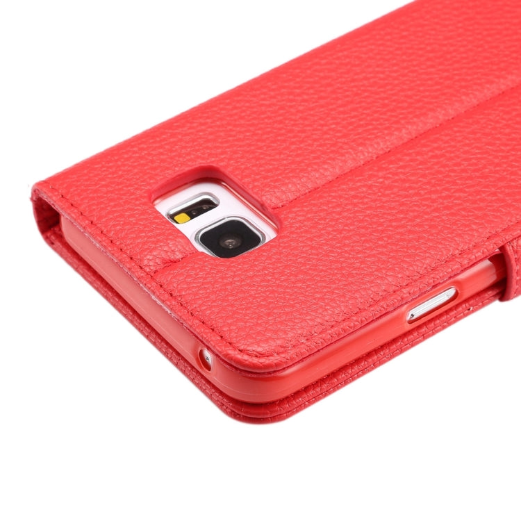 For Samsung Galalxy Note 5 / N920 Litchi Texture Horizontal Flip Leather Case with Card Slots & Holder & Wallet & Photo Frame & Lanyard