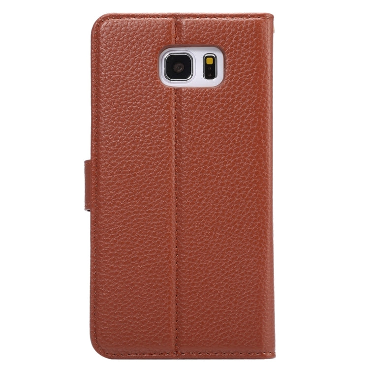 For Samsung Galalxy Note 5 / N920 Litchi Texture Horizontal Flip Leather Case with Card Slots & Holder & Wallet & Photo Frame & Lanyard
