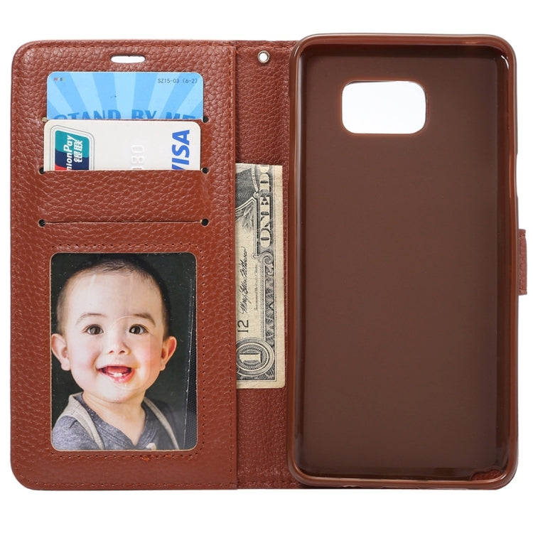 For Samsung Galalxy Note 5 / N920 Litchi Texture Horizontal Flip Leather Case with Card Slots & Holder & Wallet & Photo Frame & Lanyard