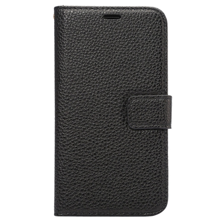 Litchi Texture Horizontal Flip Leather Case with Card Slots & Holder & Wallet & Photo Frame & Lanyard for Samsung Galalxy S5 / G900