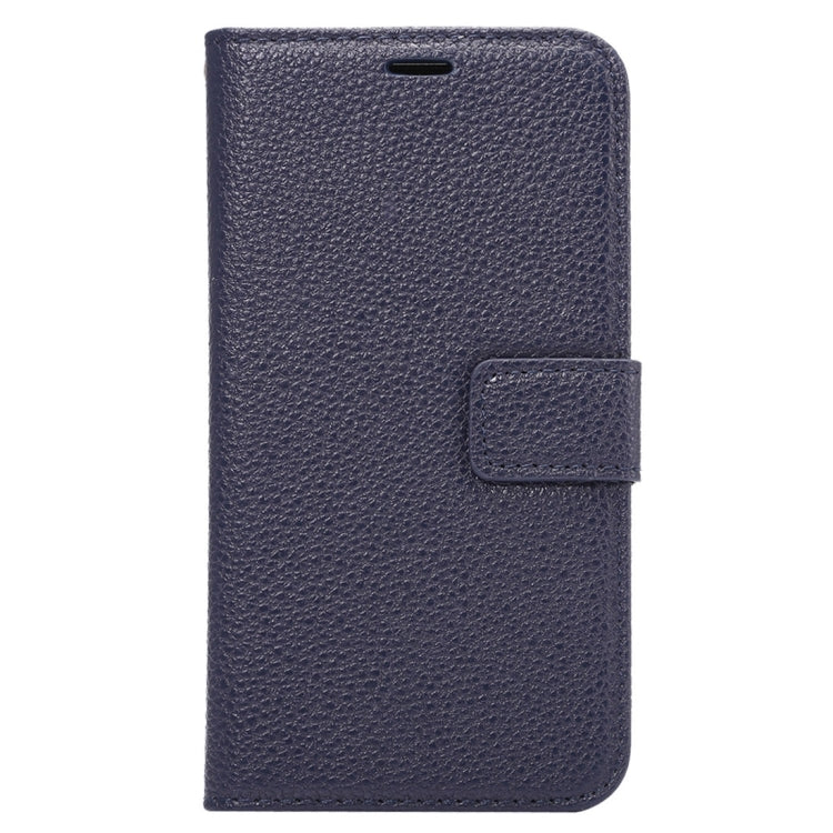 Litchi Texture Horizontal Flip Leather Case with Card Slots & Holder & Wallet & Photo Frame & Lanyard for Samsung Galalxy S5 / G900