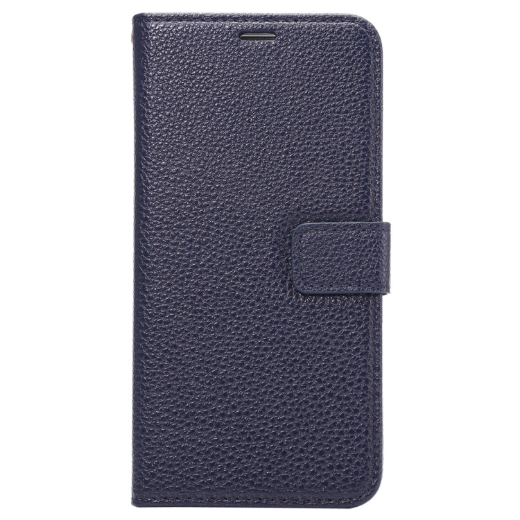 For Galaxy S6 Edge+ / G928 Litchi Texture Horizontal Flip Leather Case with Card Slots & Holder & Wallet & Photo Frame & Lanyard